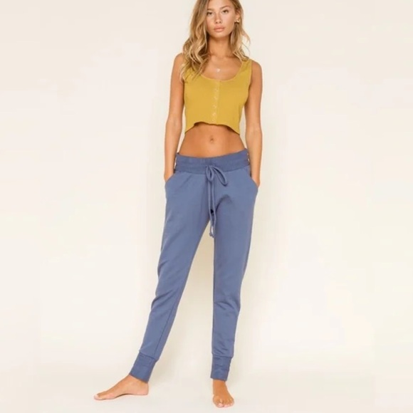 Free People Pants - Free People Size Small Blue Sunny Skinny Jogger Sweatpants Athletic